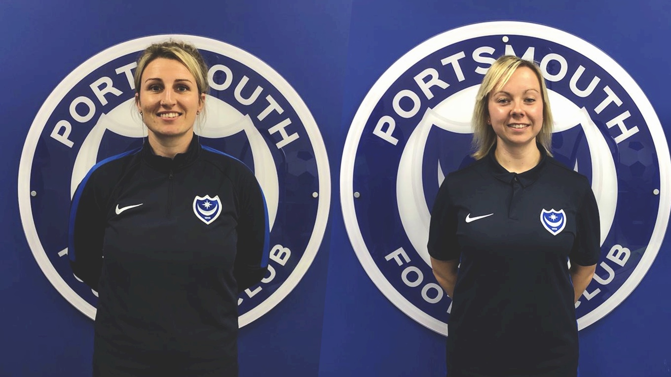 Portsmouth's Two New Signings, Hannah Haughton and Becki Bath.