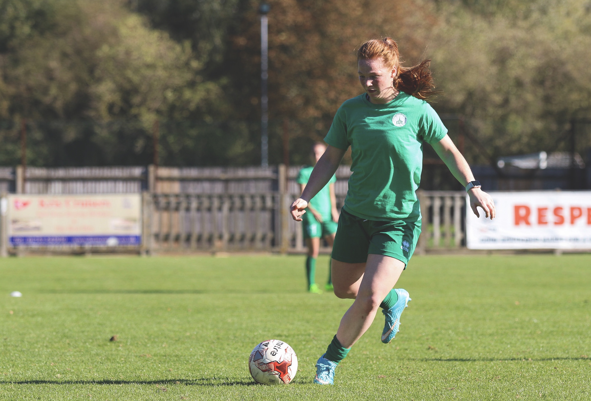 Jade Widdows in action for Chichester City. Taken by Sheena Booker.