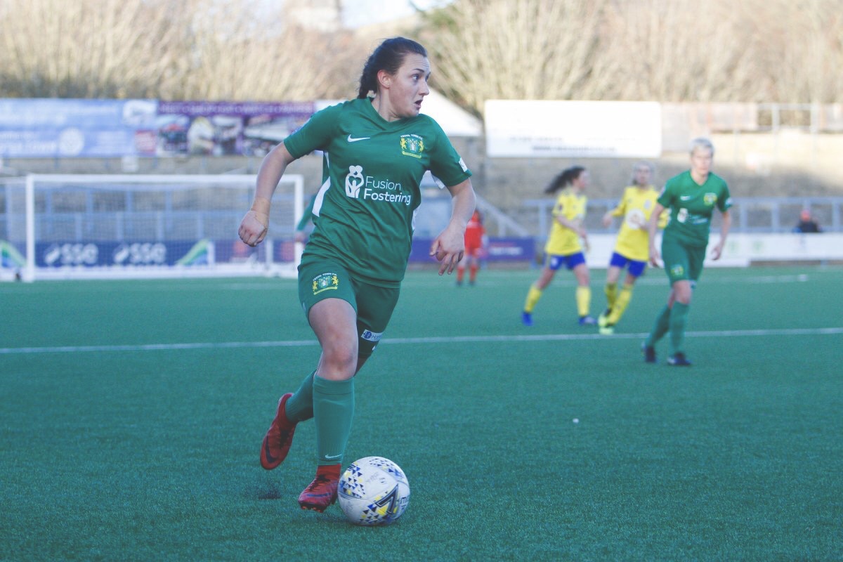 Charlotte Buxton in action for Yeovil Town