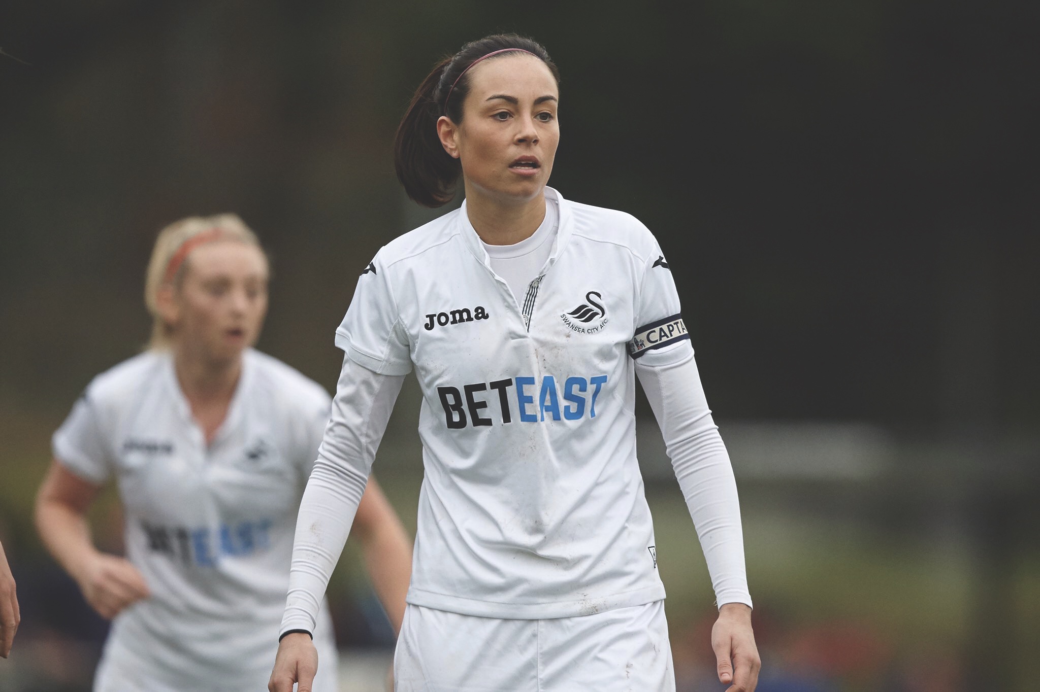 Swansea City Ladies captain, Alicia Powe.
