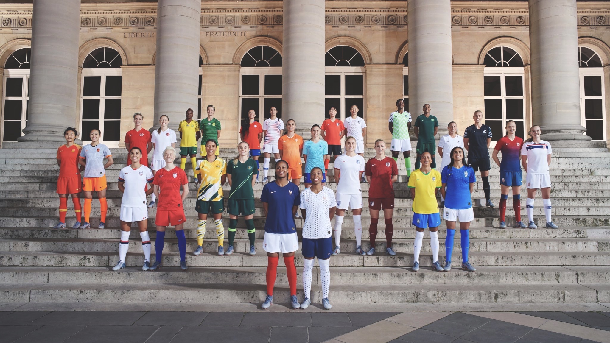 Nike’s 2019 football kits to debut on national teams this month. Photo Elaine Constantine